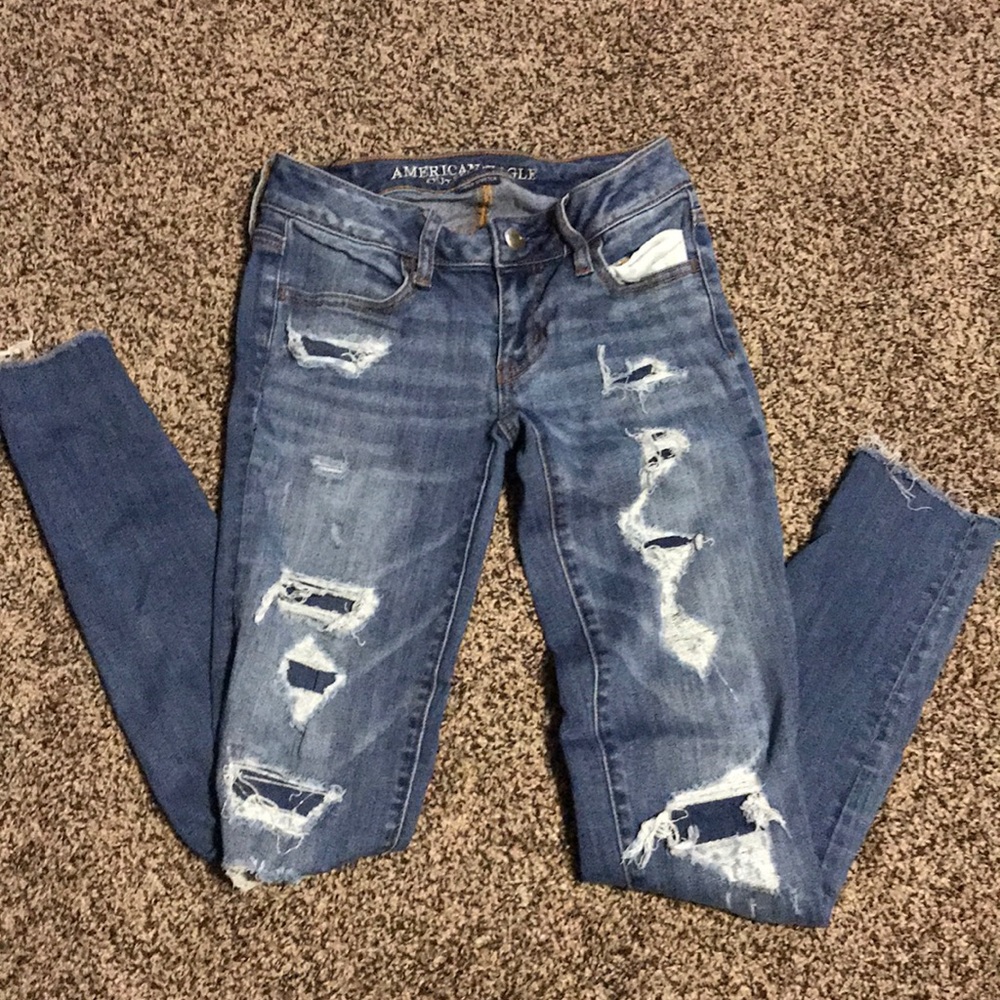 American Eagle Jeans (size 0 super stretch)